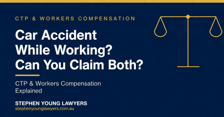 Car Accident While Working? Can You Claim Both?