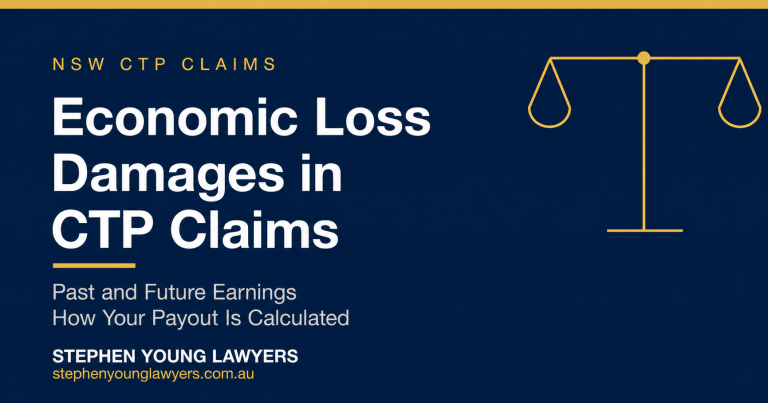 Economic Loss Damages in CTP Claims