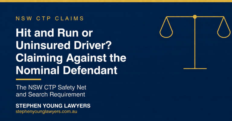 Hit and Run or Uninsured Driver? Claiming Against the Nominal Defendant
