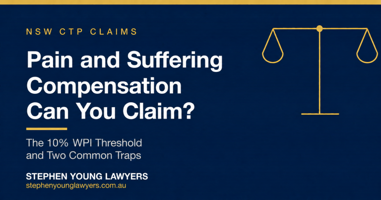 Pain and Suffering Compensation - Can you claim?