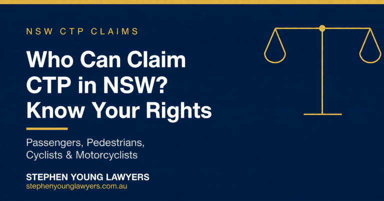 Who Can Claime CTP in NSW? Know Your Rights