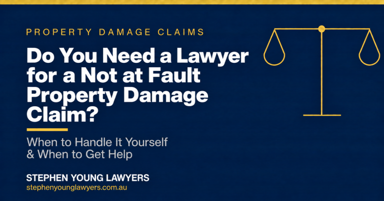 Not At Fault Property Damage